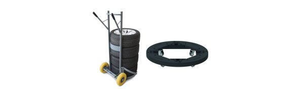 Lagertechnik, Reifenhandling, Radheber