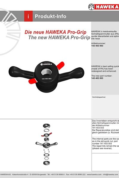 Das Bild zeigt das Haweka Pro Grip Spannsystem mit drei roten, höhenverstellbaren Spannarmen auf einer schwarzen Grundplatte, ausgelegt zur sicheren Befestigung von Felgen.