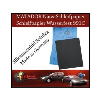 MATADOR Nass-Schleifpapier Schleifpapier Wasserfest 991C...