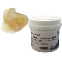Auf dem Bild ist links ein Klumpen hellbeiges, leicht...