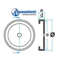Gummiteller Hebebühnen 120mm,  J.A.B. Becker / ATH-Heinl / Hofmann / Herrmann / Autop-Stenhoj / Finkbeiner