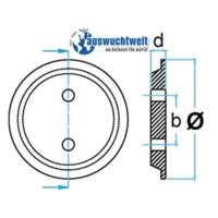 Gummiteller Hebebühnen 121mm, Autop-Stenhoj / Fog / Car-o-liner