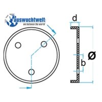 Gummiteller Hebebühnen 145mm, Ravaglioli