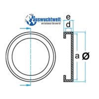Ravaglioli Hebebühnen Gummiteller Hebebühne 148mm, Ravaglioli