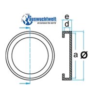 Gummiteller Hebebühnen 123mm