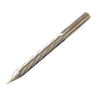 Auf dem Bild ist ein silberner, zylindrischer Metallstift...