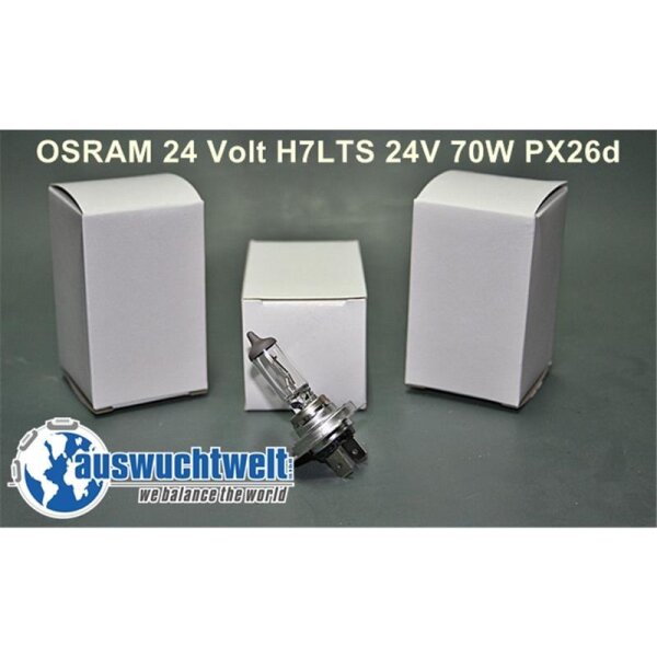 OSRAM 24 Volt H7LTS 24V 70W PX26d auswuchtwelt.com webalance the world