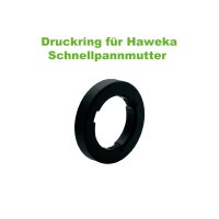 Das Bild zeigt einen schwarzen, runden Druckring. Oben...