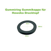 Das Bild zeigt einen schwarzen Gummiring, der als...