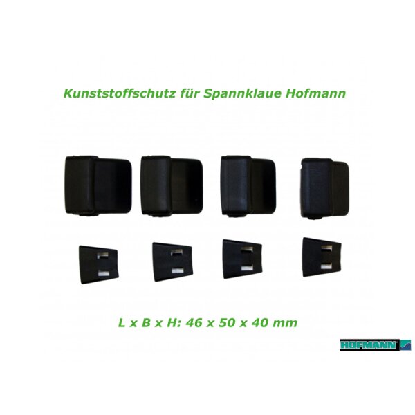 Kunststoffschutz für Spannklaue Hofmann L x B x H: 46 x 50 x 40 mm HOFMANN