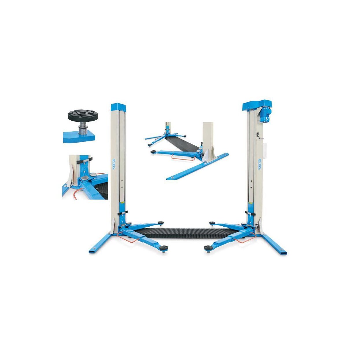 OMCN 3,2t Elektromechnaische 2-Säulen Spindel Hebebühne 3200Kg, 9.302,23