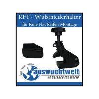 Das Bild zeigt zwei schwarze Werkzeuge auf weißem...