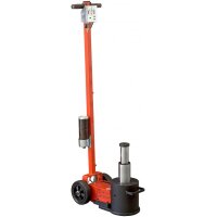 Auf dem Bild ist ein hydraulischer Wagenheber mit zwei...