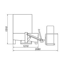 Kart Wulkan Radwaschmaschine Reifenwaschmaschine Combo Q mit Heizung für PKW, SUV, LLKW mit Radheber, Lifter