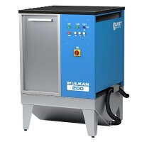 Auf dem Bild ist eine blaue Industriemaschine mit...