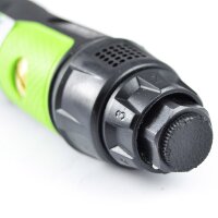 JBM Mini Luftschleifer 1/4", Druckluft Schleifer mit 6mm Aufnahmefutter Einstellbar