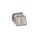 Auf dem Bild ist ein kleiner, silberner Metallclip mit rechteckiger Vorderseite zu sehen, auf dem die Zahl 5 und das chemische Symbol Zn (für Zink) eingraviert sind.