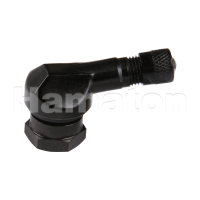 1x Moto Alu-Ventil Schwarz Alu Motorrad Ventil 90°  Aluventil 11,3mm