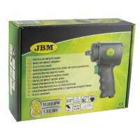 JBM Nano Schlagschrauber 1/2" 1302Nm Druckluftschlagschrauber Mini Schlagschrauber nur 1,44Kg