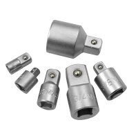 Steckschlüssel, Nuss Adapter Satz mit 6 Adaptern 1/2" 3/4" 3/8" 1/4"