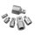 Steckschlüssel, Nuss Adapter Satz mit 6 Adaptern 1/2" 3/4" 3/8" 1/4"