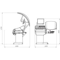 Hofmann Megaplan megaspin 820P Auswuchtmaschine mit...