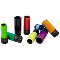 Kraft Nuss 10tlg. Kraft-Einsatz, Antrieb Innenvierkant 12,5mm 1/2" Set 15 - 24mm, TESLA, Mercedes, Hyundai
