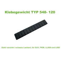 Klebegewicht TYP 548-120 Stahl verzinkt / schwarz...