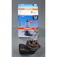 Das Bild zeigt eine OSRAM H10 Halogenlampe mit UV-Filter...