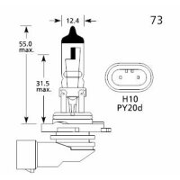 Lampe H10 12V 42W Osram