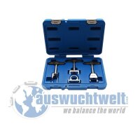 Das Bild zeigt einen geöffneten, blauen...
