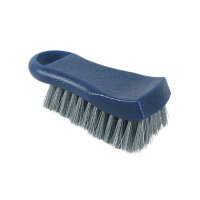 Das Bild zeigt eine kleine Handbürste mit einem...