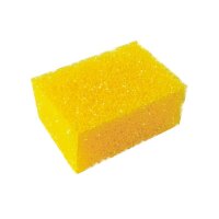 Das Bild zeigt einen rechteckigen, leuchtend gelben...