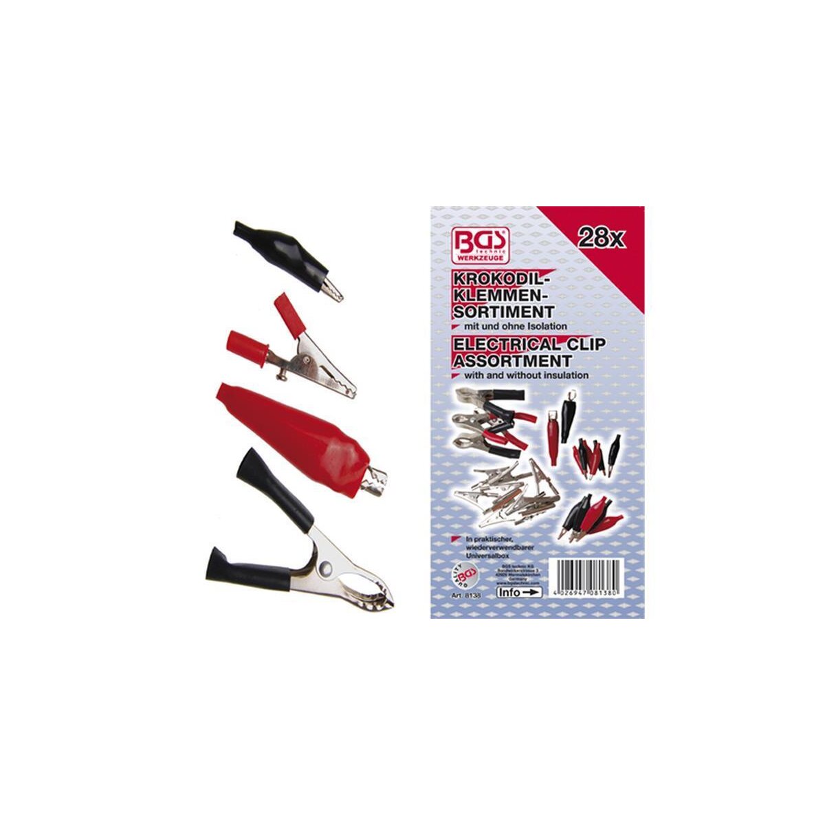 Krokodilklemmen-Sortiment 55 mm 60-tlg. kaufen Krokodilklemmen-Sortiment 55 mm 60-tlg. kaufen