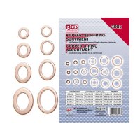 BGS Werkzeuge 300x Kupfer-Dichtring-Sortiment für...