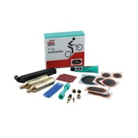 Das Bild zeigt ein Fahrrad-Reparaturset für...