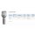 Ein silberner Radbolzen ist abgebildet. Daneben stehen technische Daten: C17B24-MW. Car Type: Scudo (270 from 11/2007). OEM Part. Nr.: 9.634.648.980. Dimensions: M12x1,25x26/49 (2 pcs.). Form Key: Conical 60° K17. Class Coating: 10.9 Deltaprotekt KL100. Wheels Type: Steel.