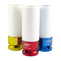 Kraft-Schoneinsätze, 3-tlg., 17-19-21 mm, 1/2"...