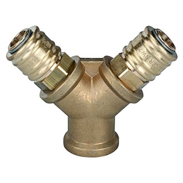 11 2-Fach Verteiler Innengewinde