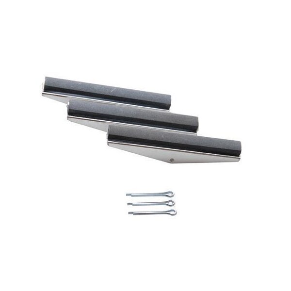 3 Ersatzbacken für Art. 1157, 75 mm Backen, grob #280